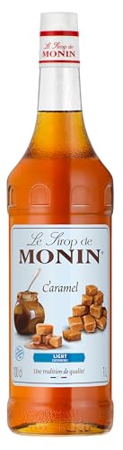 MONIN Karamell Sirup Zuckerfrei Zero Zucker | Kaffee & Dessert (1 x 1 0l)