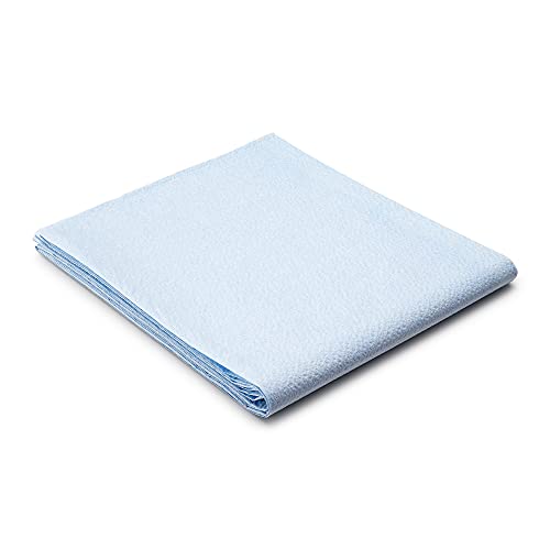 Tidi Single-Use Medical Equipment Drape, Blue, 40" X 90" (Pack Of 50) - Stretcher Sheet Or Exam Table Paper - Fluid And Barrier Protection - Tissue/Poly - Medical Supplies (980928) #TOP15
