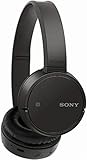 Sony WHCH510B Bluetooth On-Ear Headphones Wireless NFC with 20 Hours Battery Life - Black (International Version)