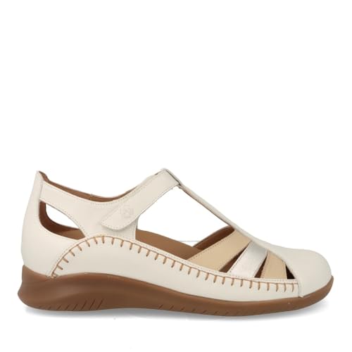 PieSanto - Sandalias en Piel Naturfoot 20260997 para: Mujer Color: Hielo Talla: 39
