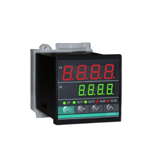 HZVEKCRI TC/RTD Input CH102 Industrial Intelligent PID Temperature Controller,48x48mm, SSR and Relay Output(SSR Relay Opt 1Alarm)