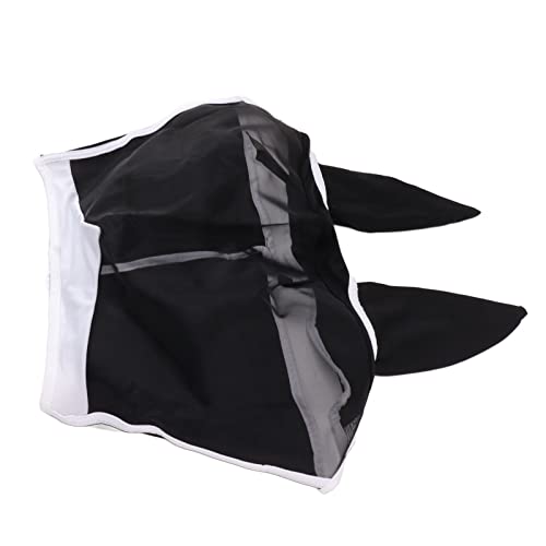 Máscara de Mosca de Cavalo Com Orelhas, Máscara de Cavalo Respirável e Macia, Máscara de Malha de Ma