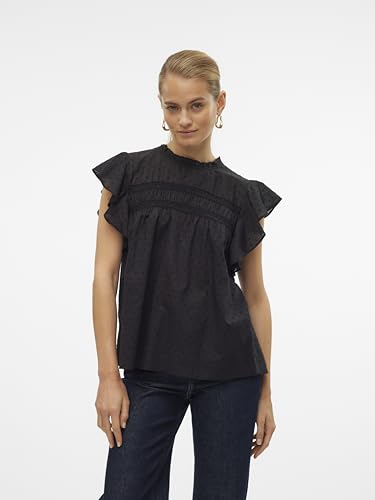 VERO MODA Vmtrine SL Lace Top WVN Femme - vue 8