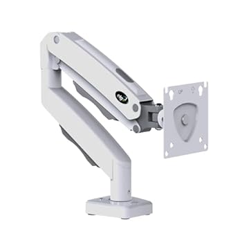 Suporte Articulado de Mesa com Pistão a Gás para Monitores de 17' a 35' Branco - F80W ELG