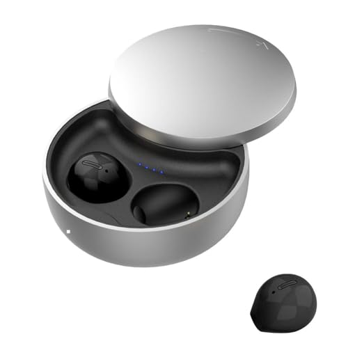 Auriculares Bluetooth 5.3 Mini auriculares para dormir, auriculares deportivos de inserción intrauditiva, micrófono/impermeable/auriculares de sonido estéreo para Bluetooth invisibles, auriculares
