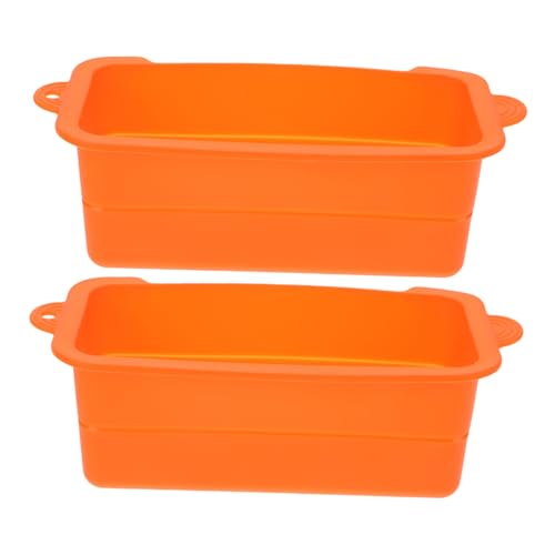 Alipis 2 Piezas Caja de Goteo de Hierro para Hornear atrapar transatlántico Accesorio de Cocina para Barbacoa Accesorio de Limpieza para Barbacoa Accesorio de Taza de Grasa Gel de sílice