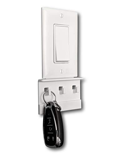 Support mural interrupteur blanc Mount Genie sans vis pour bureau