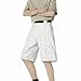 Uohuangjia Mens Casual Shorts Fashion Loose Fit Straight Leg 7