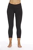 Just Love Capri Yoga Pants For Women With Hidden Waistband Pocket