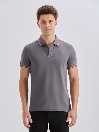 Image of Pepe Jeans Men Cotton Solid Regular Fit T-Shirt