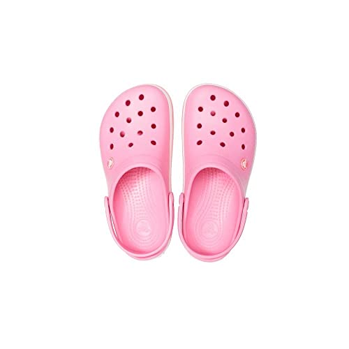 Image of crocs Unisex Adult's Pink Lemonade /White Clogs - M8W10 (11016-62P)