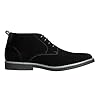 Bruno Marc Men's Chukka Suede Leather Chukka Desert Oxford Ankle Boots,Size 8.5,Black,Chukka #2