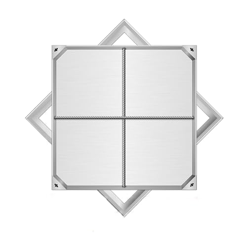 Tapa de registro para ocultar el tanque séptico con marco en pavimentos