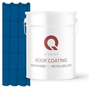 Q-Cover Dachfarbe Metall Signalblau 10L Satin