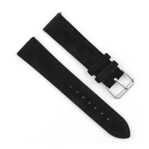 Correa de reloj 18mm a 24mm de cuero ante retro cómoda y segura