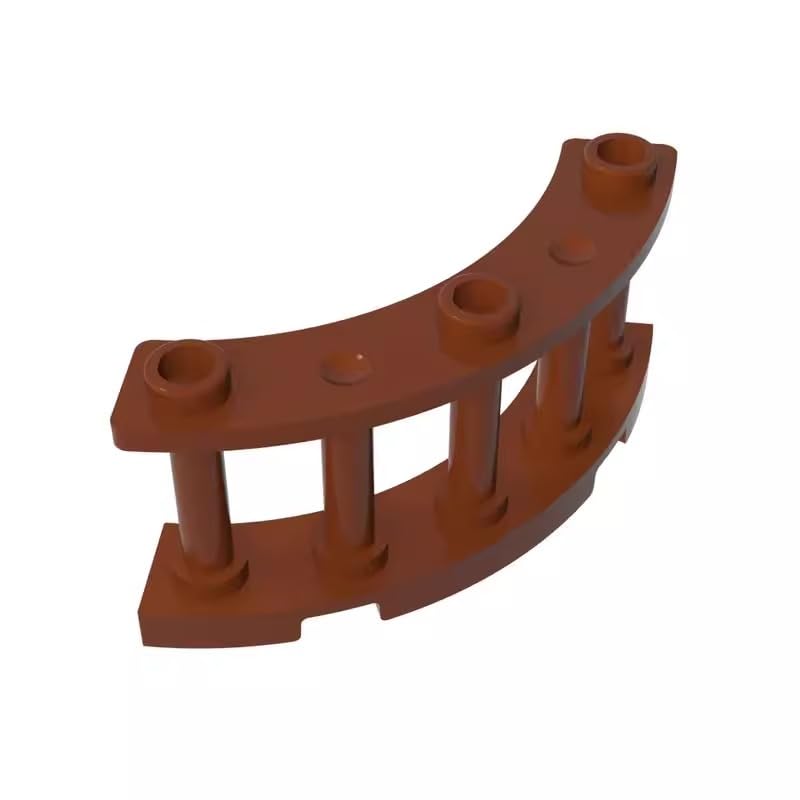 21229 Ornaments Fence Spindled 4x4x2 Quarter Round with 3 Studs, 50 PCS — image 1