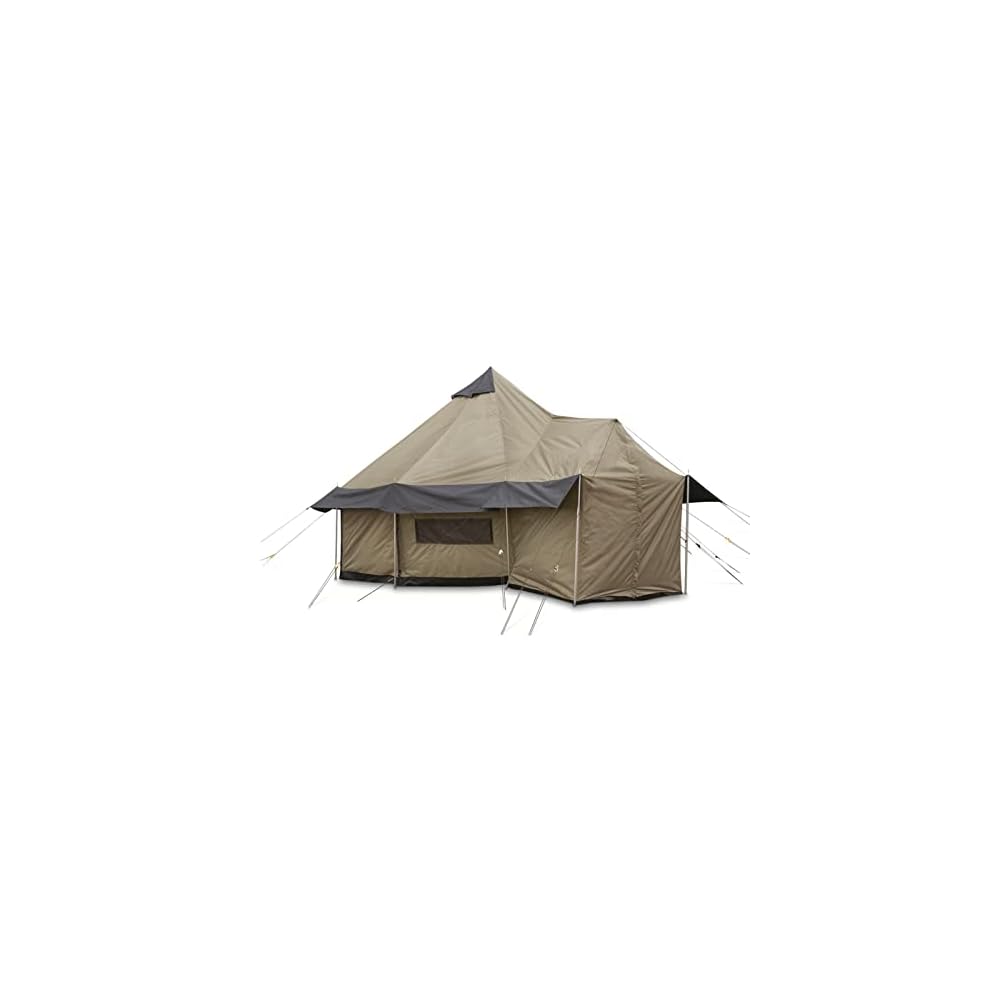 Guide Gear Guide Tent With Stove Guide Gear Deluxe 18' X 18