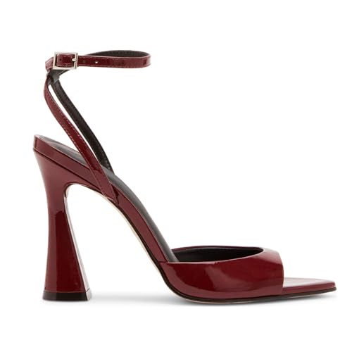 Womens Heeled Sandals Ankle Strap Pointed Toe Sandals Summer Dress Party Shoes3