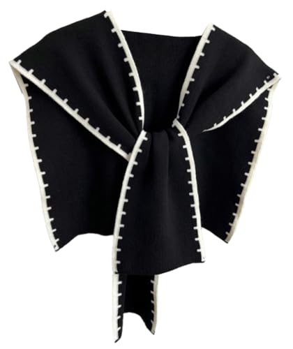 Sweater Shawl Wraps Women Cute Pashmina Shawls and Wraps Knitted Cashmere Sweater Shawl Scarf Cardigan Cape Shoulder Top