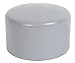 Alberts 654436 Pfostenkappe für Metallpfosten | grau | Kunststoff | Ø42 mm