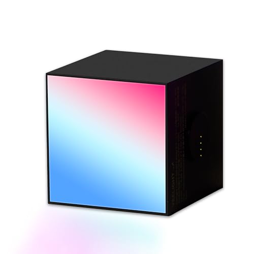 Yeelight Cube Lampe de table intelligente Wi-Fi/Bluetooth Noir