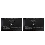 perfk 2ピース/個200x300mmアルミニウムプレート加熱ベッドPCBボード3Dプリンター用デュアル電源