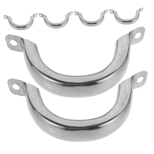 Luxshiny 6pcs Removable Pot Handles Kitchen Replacement Parts for Soup and Steaming Pots Easy Installation Design Fit