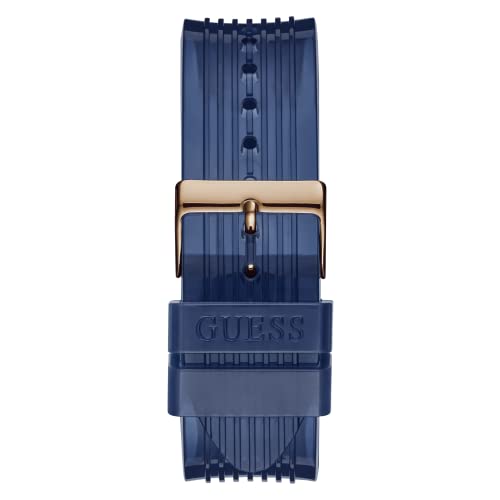 GUESS US Men's Blue Multifunction Watch, one