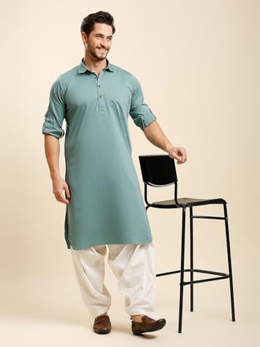 Image of Rajubhai Hargovindas Men's Premium Pathani Kurta