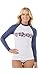Rip Curl 2025 Womens Waikiki Waves UPF Long Sleeve Rash Vest 18ZWRV - Navy Womens Size - L