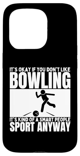 Bowling Is For Smart People Bowler �ʔ����{�E�����O �X�}�z�P�[�X iPhone 15 Pro �p