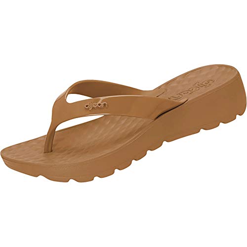 Tamanco Anabela Dijean Feminino Anatômico 282/058 - Bege - 38