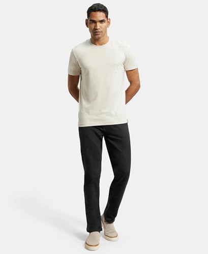 Image of Jockey Men's Solid Regular Fit T-Shirt