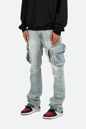 mnml Men's B480 Cargo Flare Denim4