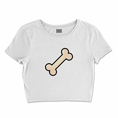 T-Shirt Blanc minimaliste taille courte et coupe fluide XL