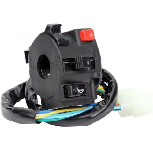 Interrupteur guidon moto pour commande clignotant et feux - 5