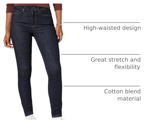 Image of Amazon Essentials Women's High-Rise Skinny Jeans with Stretch, 5-Pocket Styling, 3 Inseam Lengths - Discontinued Colors