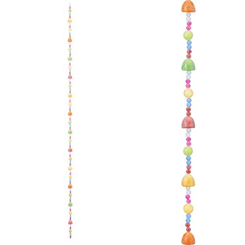 Factory Direct Craft Set of 4 Holiday Sugary Artificial Gum Drop Candy Garland (12 Total Feet of Garland)