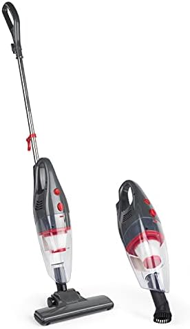 Beldray BEL0770N-GRY 2-in-1 Multifunctional Stick & Handheld Vacuum Cleaner, Lightweight Vac, Multi-Surface Upright Vac, Bagless, HEPA Filter, 1 L Dust Tank, 600 W, Crevice/Brush Tool, Grey