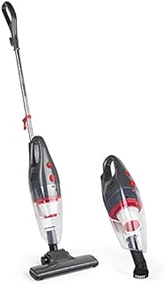 Beldray BEL0770N-GRY 2-in-1 Multifunctional Stick & Handheld Vacuum Cleaner, Lightweight Vac, Multi-Surface Upright Vac, Bagless, HEPA Filter, 1 L Dust Tank, 600 W, Crevice/Brush Tool, Grey