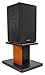 2 Rockville RHT8C Computer/Bookshelf Desktop Speaker/Studio Monitor Stands-Wood