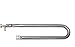 PEGORARO Bruciatore a Gas GPL cm 48 x 12 per Barbecue Pietra ollare Pietra lavica Piastra ghisa