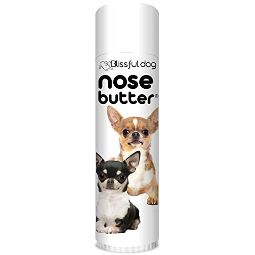 Image of The Blissful Dog Smooth Coat Chihuahua Nose Butter for Dry, Cracked Skin, Lick-Safe Dog Nose Balm with Moisturizing Shea Butter, Almond, Olive, and Essential Oils, Pet Supplies, Uncented, 0.50 oz.