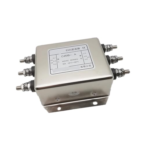 Filtre triphasé 380V C4MB-20A d'alimentation à quatre fils pour réseau électrique