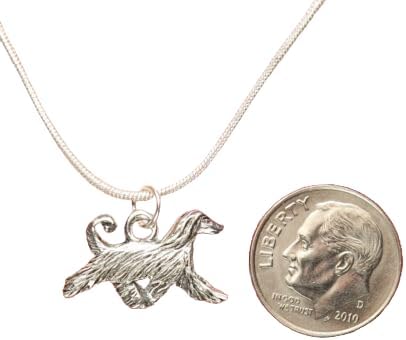 Afghan Hound Necklace, Tazi Spay Afgan Balkh Hund Canine Dog Breed Charm Pendant Charm only, No chain charm Fast Free Supply