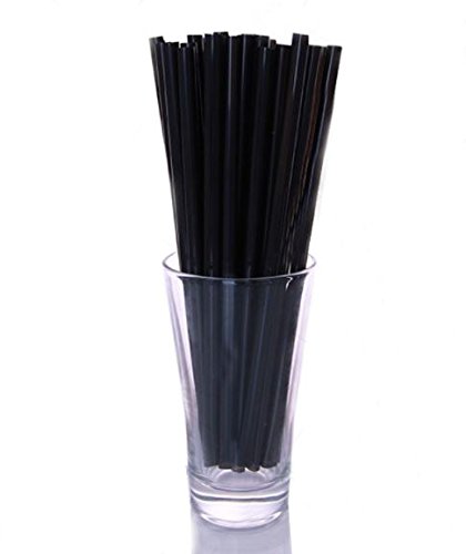 BarConic® Pitillos 8 pulgadas negros 250 unidades miniatura 1