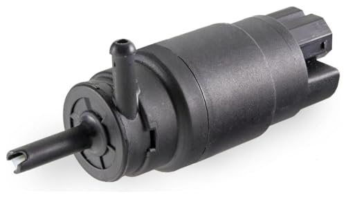 HELLA 8TW 006 848-031 Waschwasserpumpe, Scheibenreinigung - 12V - elektrisch - Monopumpe - Stecker: Rundstecker