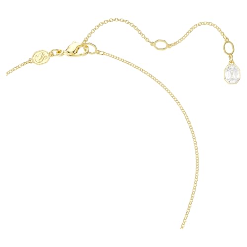 Swarovski Lilia necklace Butterfly, Clear, Gold Tone Finish4
