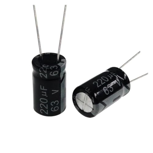 Condensateur 220uF 63V à haute tolérance thermique, lot de 20 pièces radiales 10x16mm
