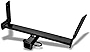 Class 1 I Black 1.25' Rear Bumper Trailer Tow Hitch Towing Mount Receiver Tube for 02-08 Audi A4 / Quattro / 04-08 S4 Sedan B6 B7 / 03-04 VW Passat W8 B5